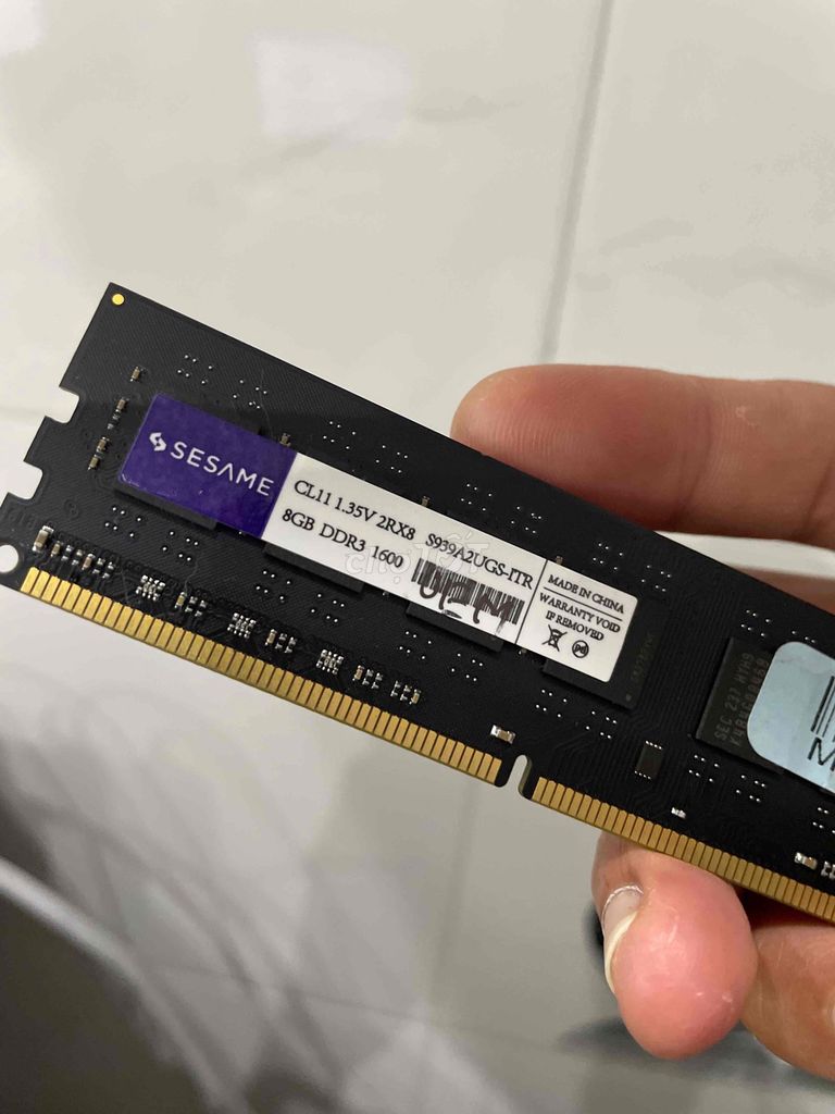 Ram DD3L 8gb Buss 1600. Mua bán Linh kiện (RAM, Card...) tại Quận Bình Thuỷ Cần Thơ được đăng bởi Tin Học Minh Ngọc hình 1