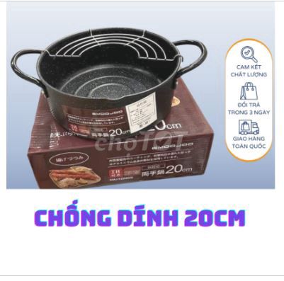 Nồi Chiên Chống Dính 20cm Lọc Dầu cực xịn sò