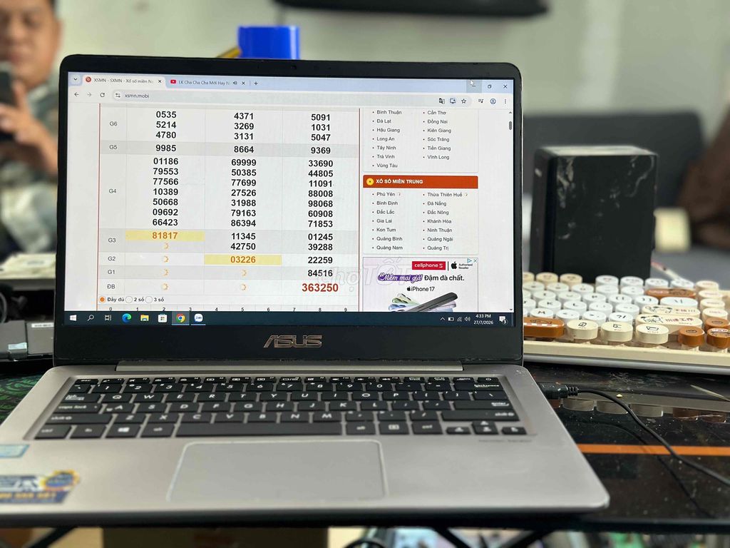 Asus UX410,i5 gen 7 14 inch 12GB/240GB Bạc. Mua bán Laptop tại Quận Ninh Kiều Cần Thơ được đăng bởi Lê văn trường an hình 1
