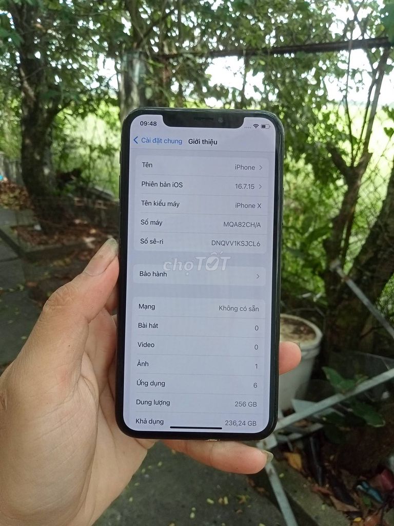 Apple iPhone X 256GB Xám Đã sử dụng. Mua bán Điện thoại tại Thành phố Thủ Đức Tp Hồ Chí Minh được đăng bởi Hội Đồ Điện Tử hình 1