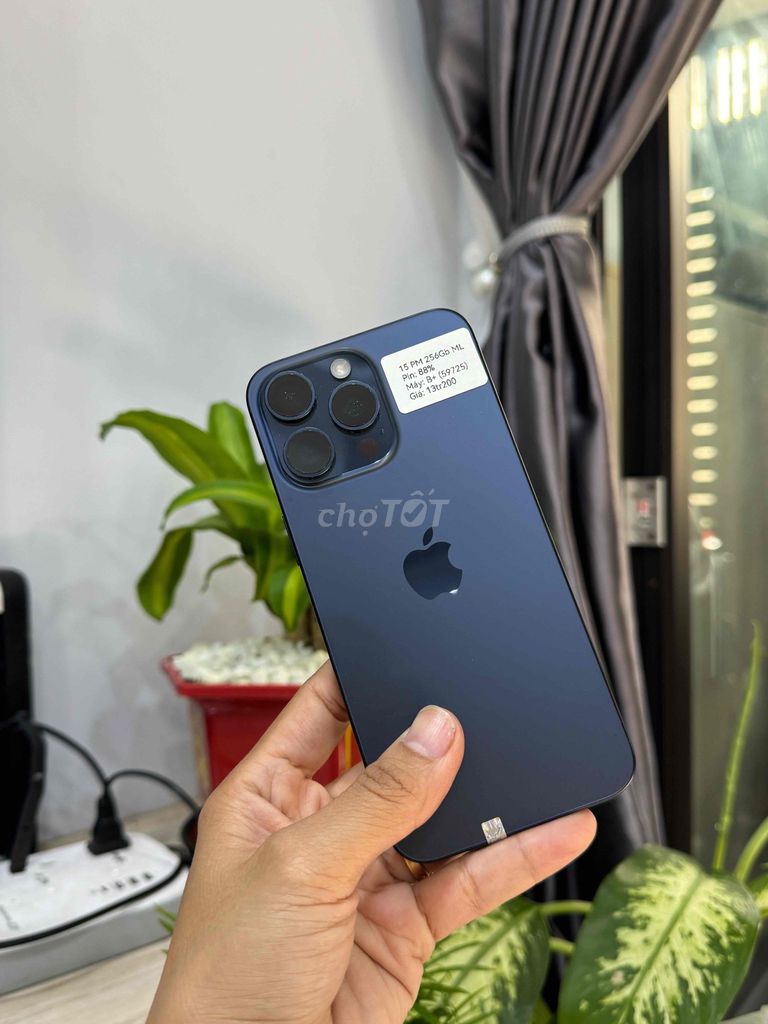 iPhone 15 Pro Max 256G QT Xanh P88 Full Đẹp 98. Mua bán Điện thoại tại Huyện Hóc Môn Tp Hồ Chí Minh được đăng bởi Thu hình 1