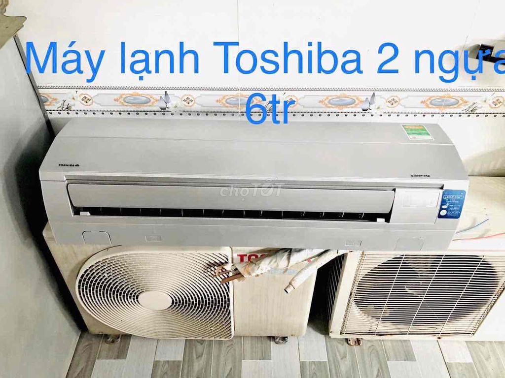 Máy lạnh Toshiba 2 ngựa Inverter. Mua bán Máy lạnh, điều hoà tại Quận Bình Thuỷ Cần Thơ được đăng bởi Danh Lê  hình 1