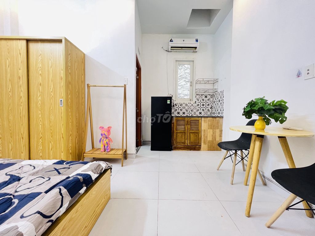 💥PHÒNG STUDIO SIÊU ĐẸP / FULL NỘI THẤT / Ở 2-3 NGƯỜI OKE / CỬA SỔ BẾP