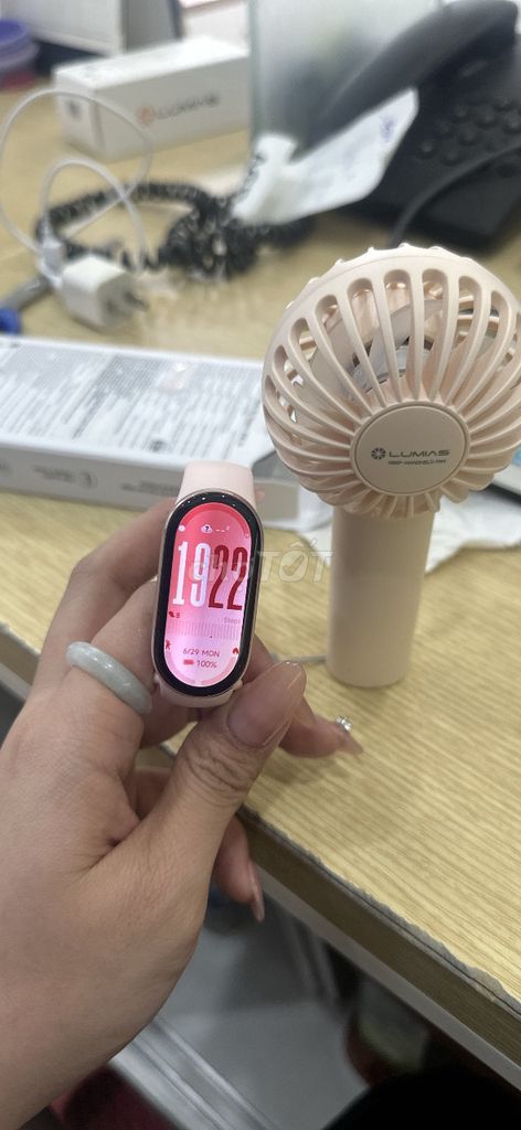 Xiaomi Watch màu Hồng Like new. Mua bán Thiết bị đeo thông minh tại Quận Hoàn Kiếm Hà Nội được đăng bởi Bảo Ngọc hình 1