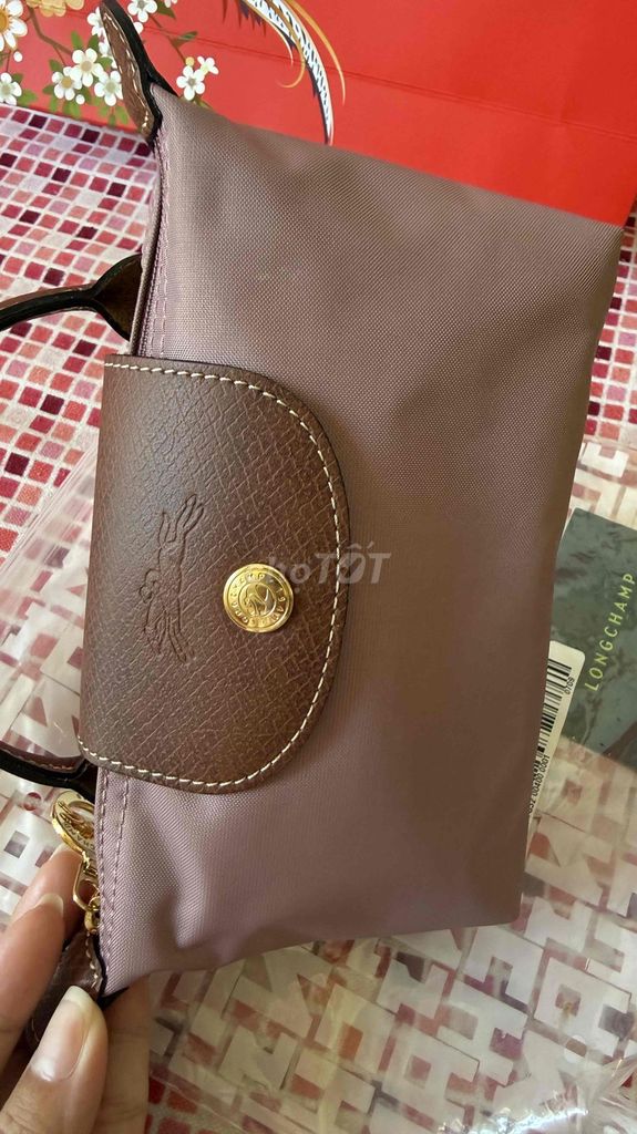 Túi xách Longchamp Mini Vải Hồng Đất. Mua bán Túi xách tại Quận 5 Tp Hồ Chí Minh được đăng bởi Wendy  hình 1
