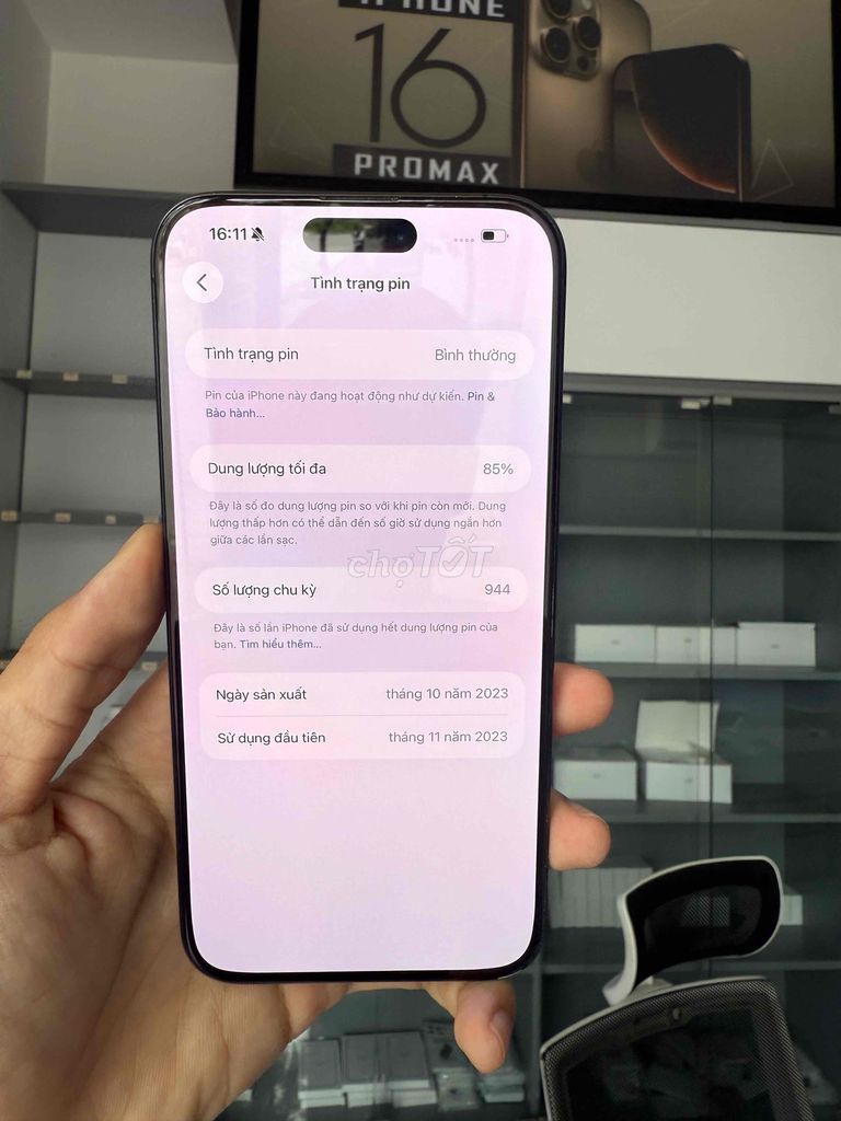 iPhone 15 Pro Max 256GB. Mua bán Điện thoại tại Quận Lê Chân Hải Phòng được đăng bởi Nghiêm Thượng Mobile hình 1