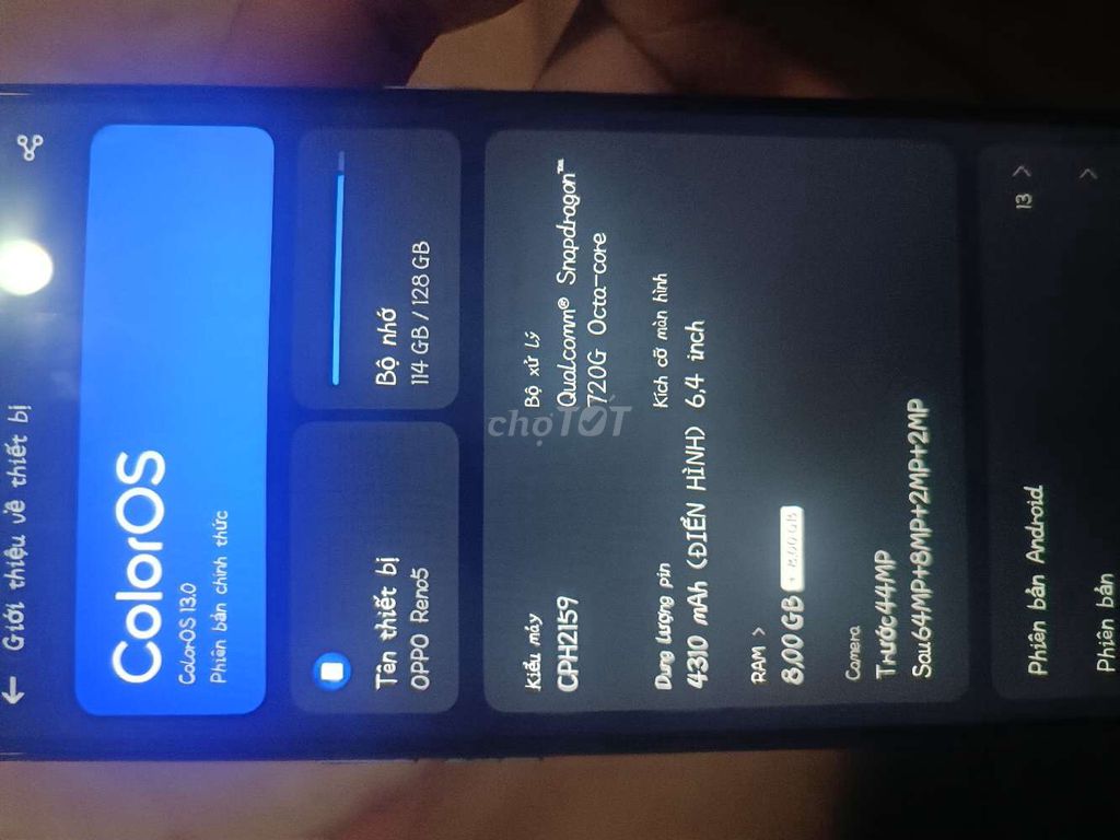 Oppo Reno 5 Xanh 8GB/128GB. Mua bán Điện thoại tại Huyện Tuy Đức Đắk Nông được đăng bởi Tiến Tiến hình 1