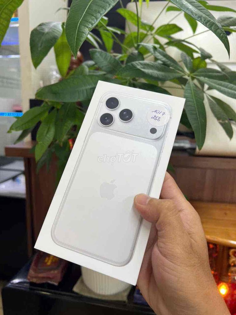 17 Pro Max 256GB Bạc Mới kíc 15p full Bill. Mua bán Điện thoại tại Quận 7 Tp Hồ Chí Minh được đăng bởi mrlao hình 1