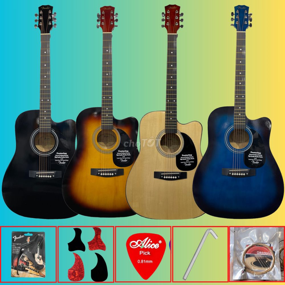 Đàn Guitar Acoustic Fender CD-50+ Phụ kiện