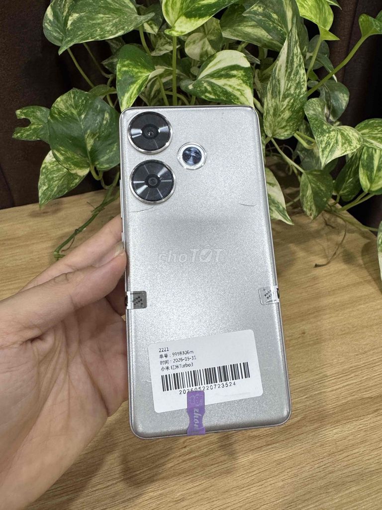 Redmi Turbo 3 12GB/256GB Bạc CÓ TRẢ GÓP - COD. Mua bán Điện thoại tại Quận Hoàng Mai Hà Nội được đăng bởi Gia Vinh hình 1