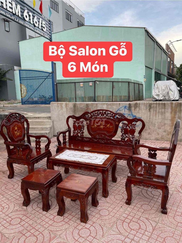 Thanh lý bộ salon gỗ 6 món. Mua bán Bàn ghế tại Quận Bình Tân Tp Hồ Chí Minh được đăng bởi thanh lý hằng phương hình 3