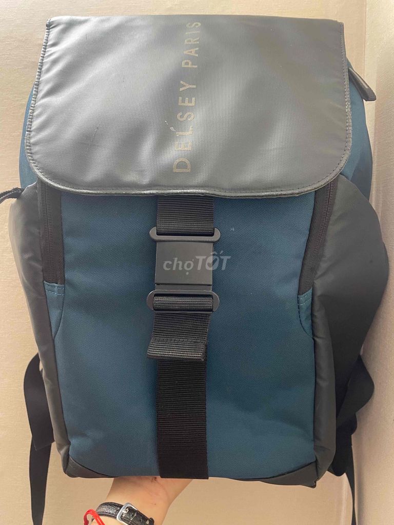 Balo Delsey Paris Unisex Xanh Đen Bền. Mua bán Túi xách tại Quận Ba Đình Hà Nội được đăng bởi Hà Tống Minh Hiếu hình 1