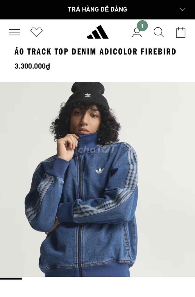 Áo khoác Adidas Adicolor Firebird Denim Xanh dương. Mua bán Quần áo tại Quận Phú Nhuận Tp Hồ Chí Minh được đăng bởi Lâm Gia Huy hình 1