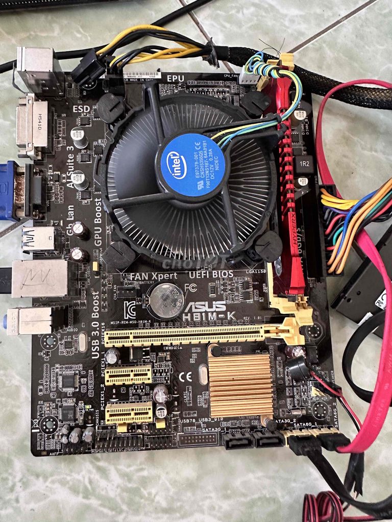 Main Asus H81M  i3 4150 + 4g ram. Mua bán Linh kiện (RAM, Card...) tại Thành phố Bà Rịa Bà Rịa - Vũng Tàu được đăng bởi Duc Duc Nguyen hình 1