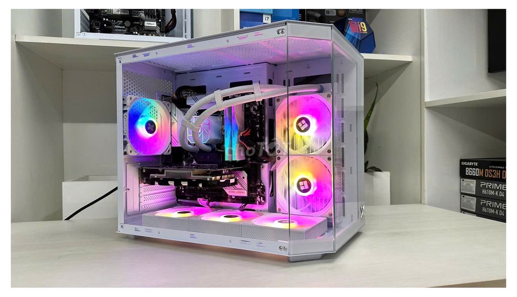 TRẢ GÓP 0Đ THÙNG PC CHẠY ĐỒ HỌA 3D I7 10700 1050TI