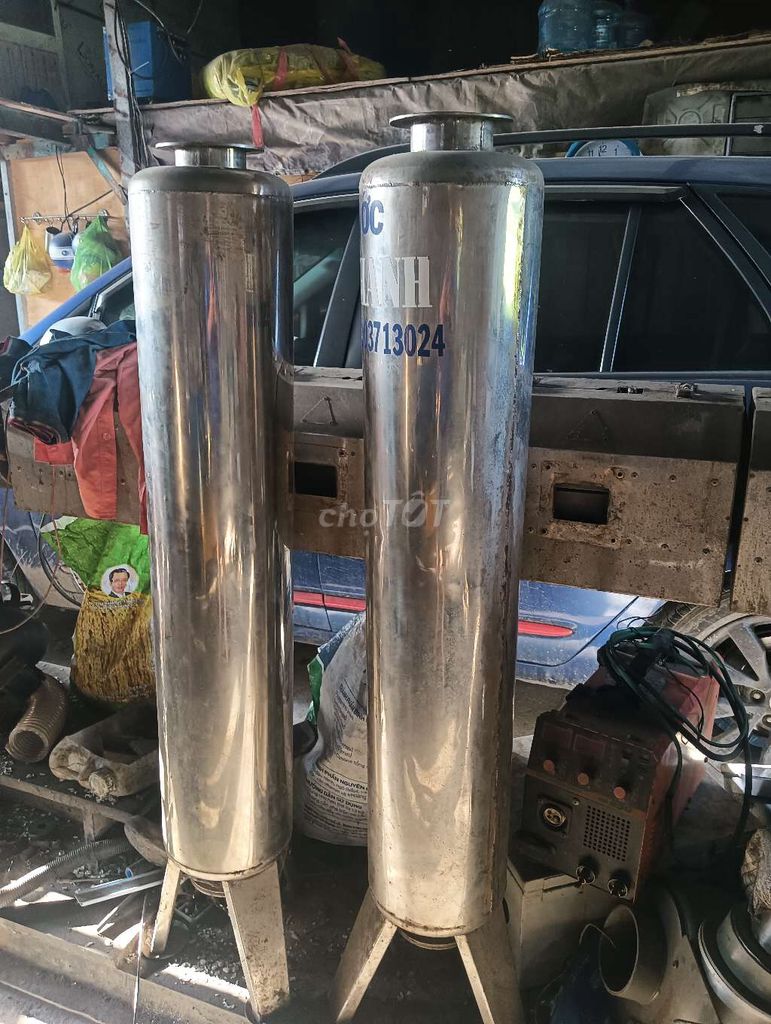 2 vỏ trụ lọc nước inox