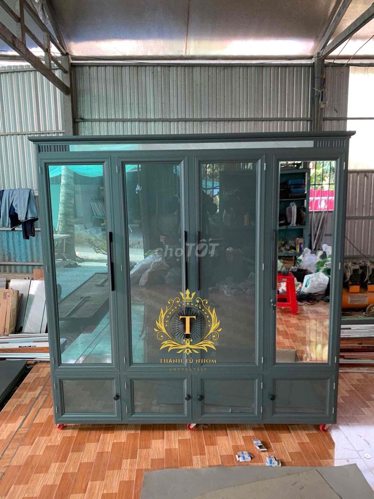 Tủ quần áo nhôm hiện đại. Mua bán Tủ, kệ gia đình tại Huyện Chợ Mới An Giang được đăng bởi Đặng Hiếu Thạnh hình 1