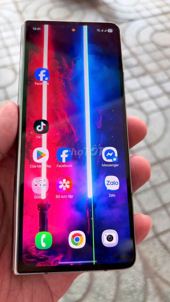 Samsung Z Fold4 Ram 12/512GB chơi game chạy xe VIP. Mua bán Điện thoại tại Quận Tân Phú Tp Hồ Chí Minh được đăng bởi thanh hình 1