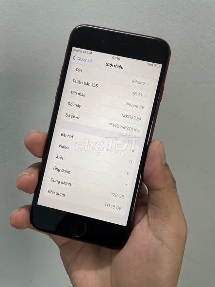 Apple iPhone SE 2020 128GB Đỏ Đã sử dụng. Mua bán Điện thoại tại Quận 1 Tp Hồ Chí Minh được đăng bởi Hội Đồ Điện Tử hình 1