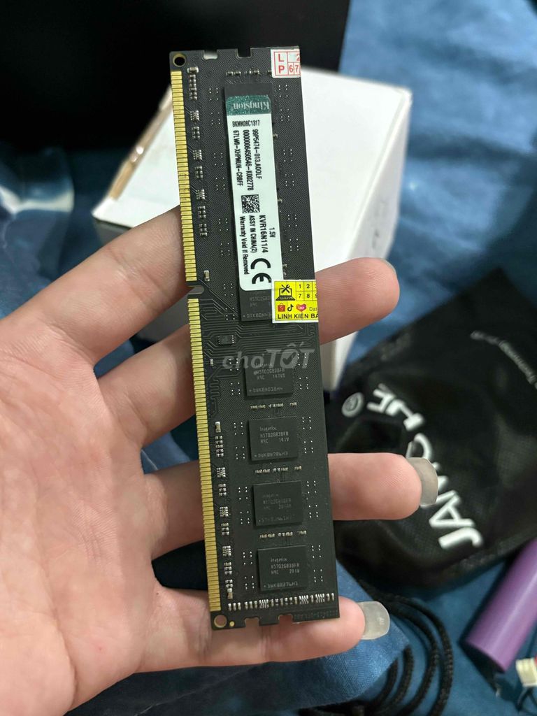 RAM Pc Kingston 4gb Ddr3 Buss1333. Mua bán Linh kiện (RAM, Card...) tại Huyện Bình Chánh Tp Hồ Chí Minh được đăng bởi a linh hình 1