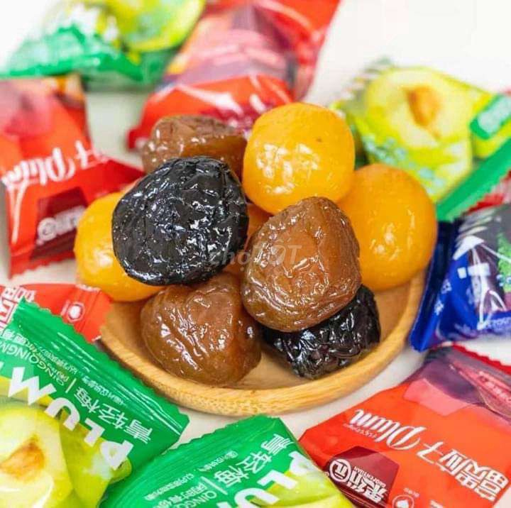 KẸO Ô MAI PLUMS MIX VỊ  khối lượng bịch 408gr