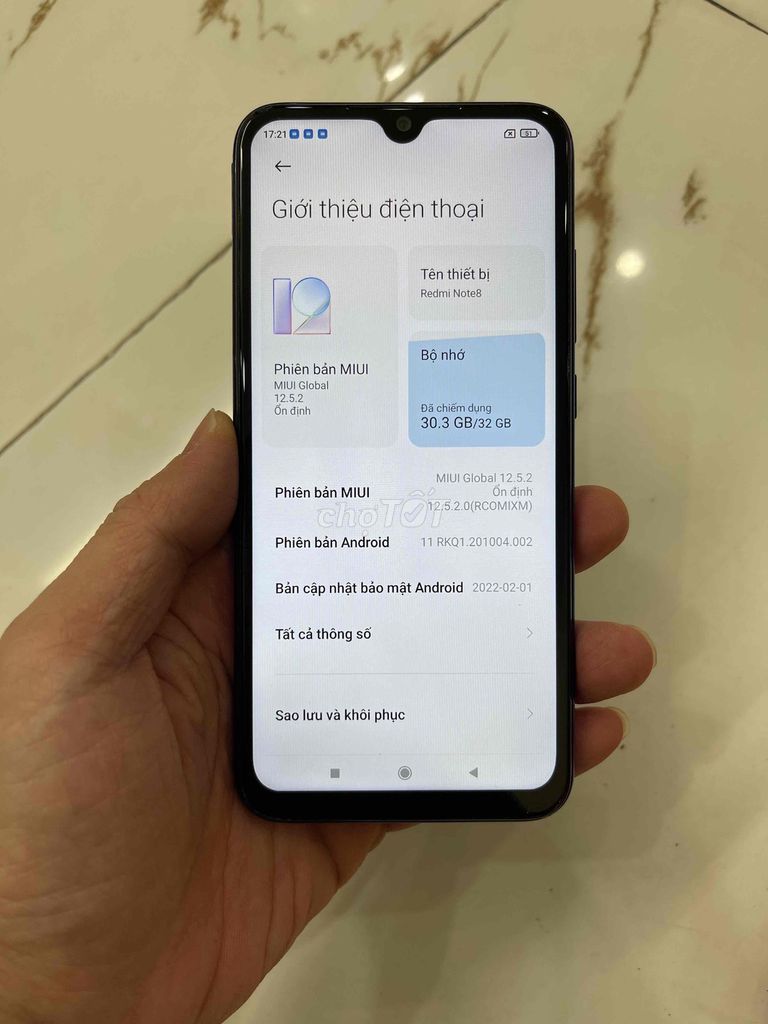 Bán Xiaomi Redmi Note8 zin cũ. Mua bán Điện thoại tại Quận Hà Đông Hà Nội được đăng bởi Mạnh Mobile hình 1