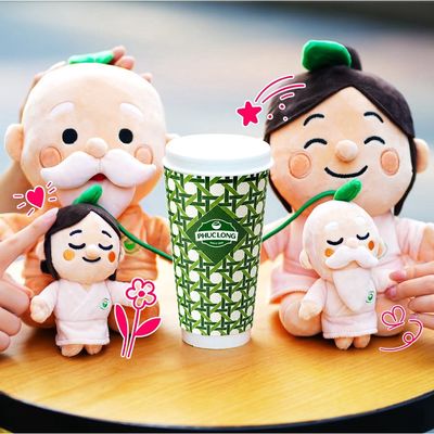 1XX Gấu bông Phúc Long Trà Sư/Trà Nương