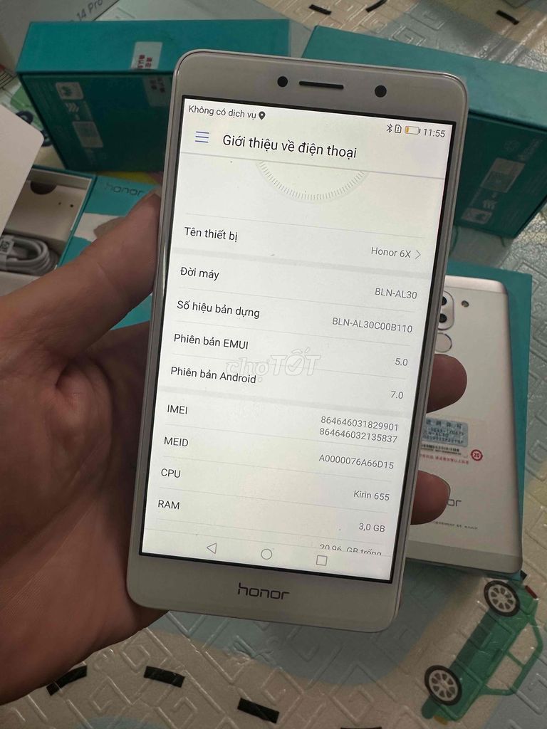 siêu phầm sưu tầm honor 6x fullbox