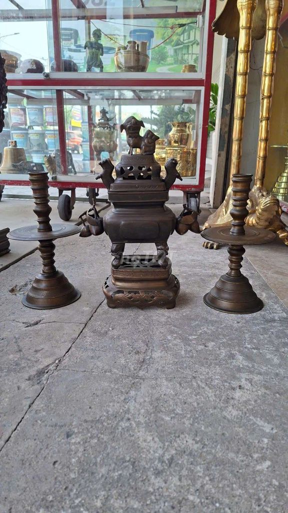 Lư đồng cổ điển 45cm. Mua bán Đồ sưu tầm, đồ cổ tại Huyện Hóc Môn Tp Hồ Chí Minh được đăng bởi Đồ Đồng Thanh Luyện hình 1