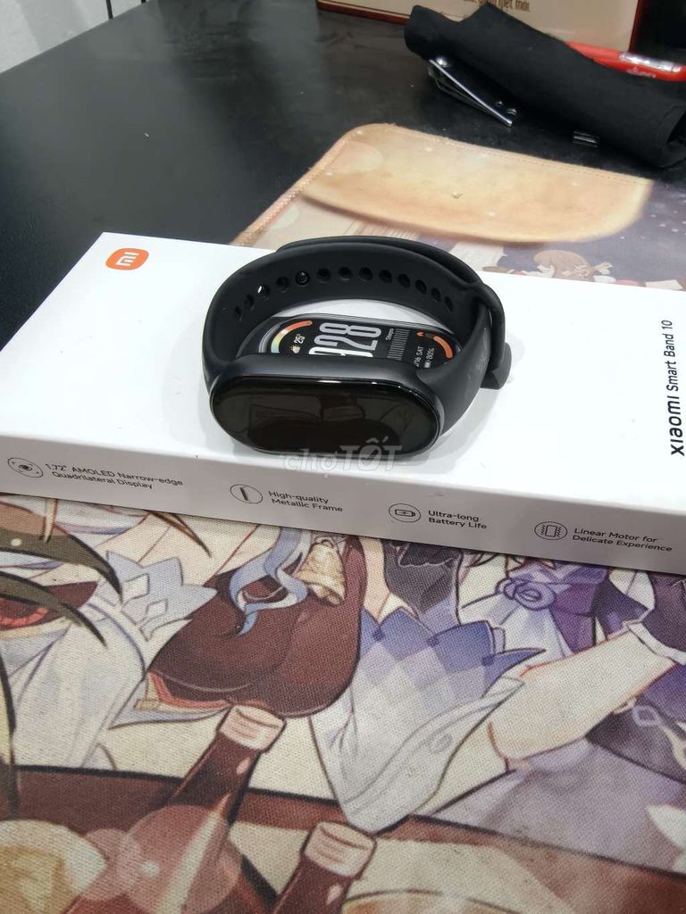 Xiaomi Mi Band 10 Đen. Mua bán Thiết bị đeo thông minh tại Quận Nam Từ Liêm Hà Nội được đăng bởi Nguyen Duc Anh hình 1
