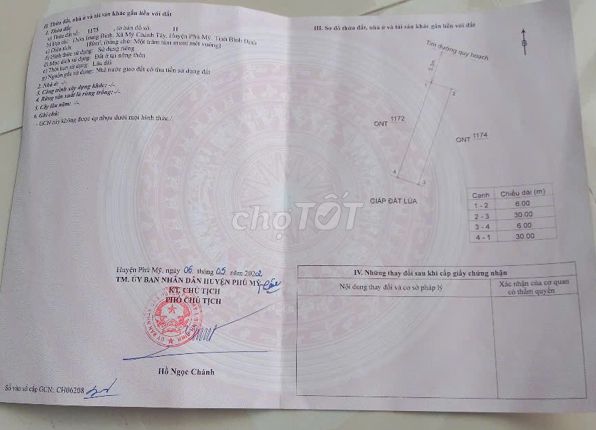 Cần bán lô đất thôn trung bình xã my chánh tây Cần bán lô đất thôn trung bình xã my chánh tây