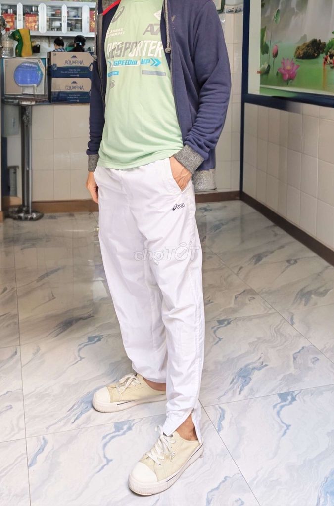 Bộ quần áo thể thao Asics Nam Vải tổng hợp cũ. Mua bán Quần áo tại Quận Bình Thạnh Tp Hồ Chí Minh được đăng bởi Trannguyen hình 1