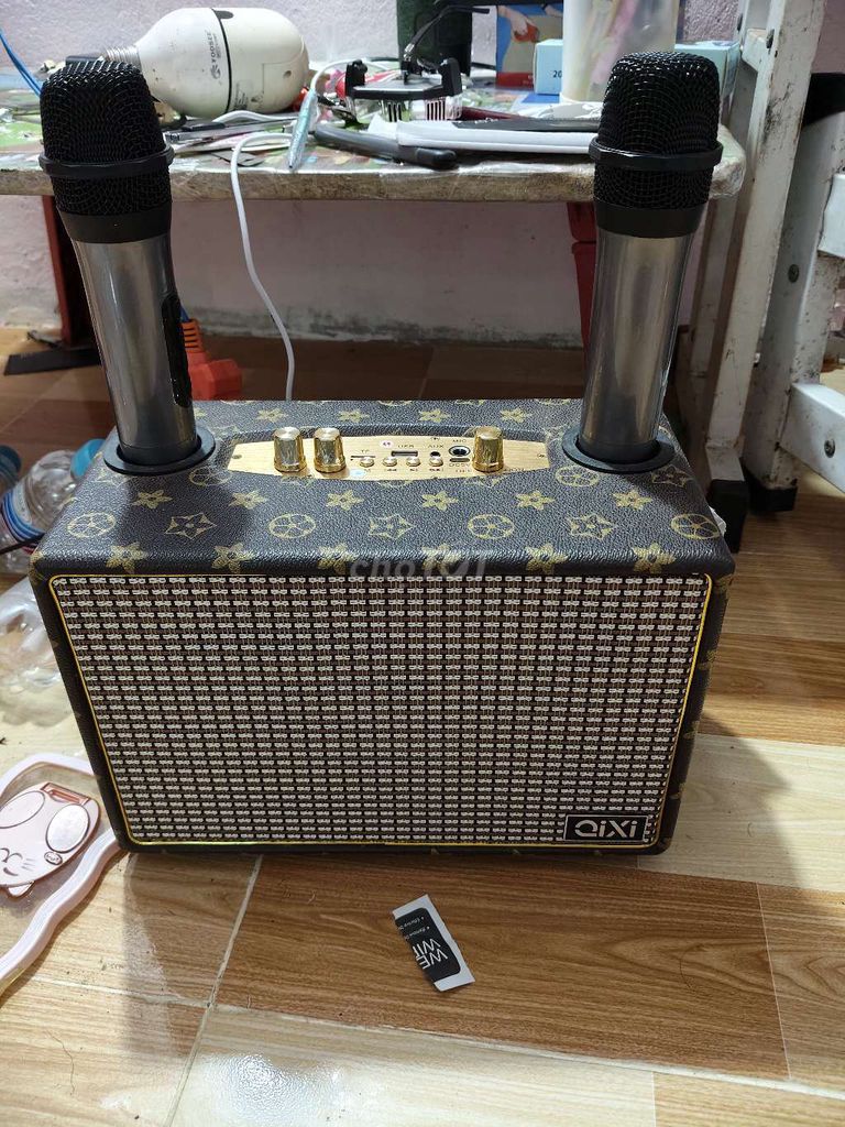 Loa Karaoke Mini QIXI Nâu Bass mạnh mẽ Nhỏ gọn. Mua bán Tivi, Âm thanh tại Huyện Long Thành Đồng Nai được đăng bởi Quốc Hưng Master  hình 1