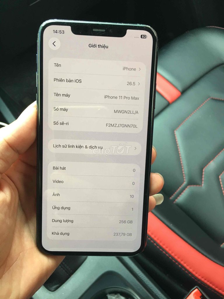 iPhone 11 Pro Max 256GB Xanh pin 91%. Mua bán Điện thoại tại Quận Kiến An Hải Phòng được đăng bởi Phạm Tuấn Anh hình 1