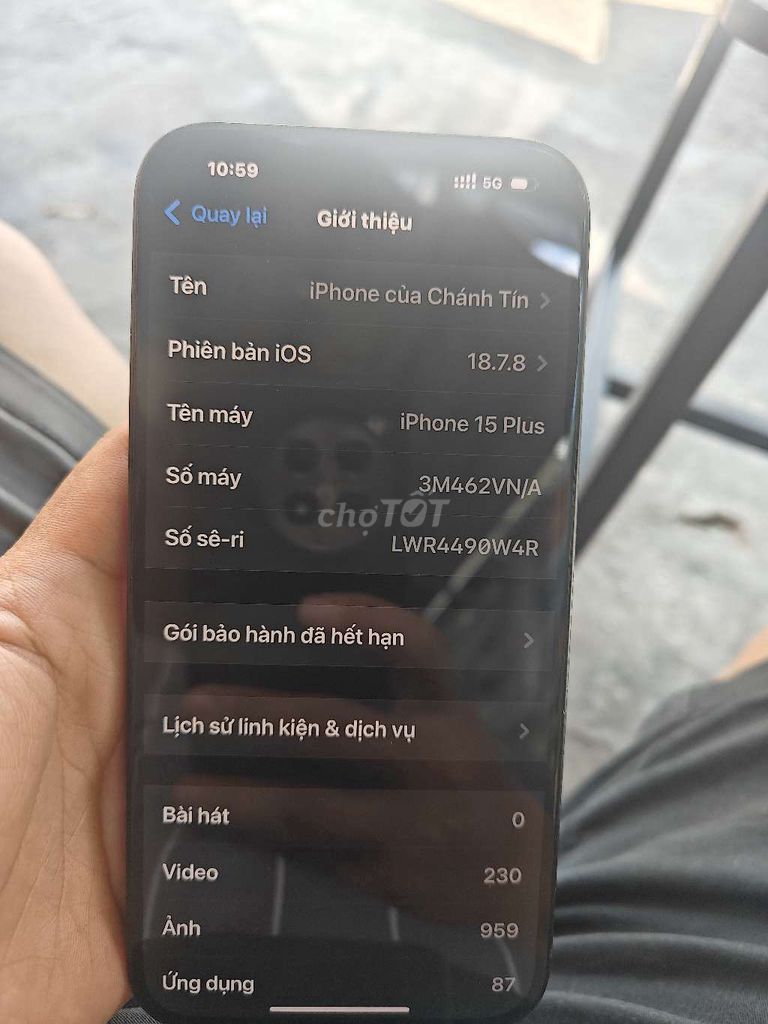 Apple iPhone 15 Plus Đen Việt Nam. Mua bán Điện thoại tại Quận 6 Tp Hồ Chí Minh được đăng bởi Tín Nguyễn hình 1