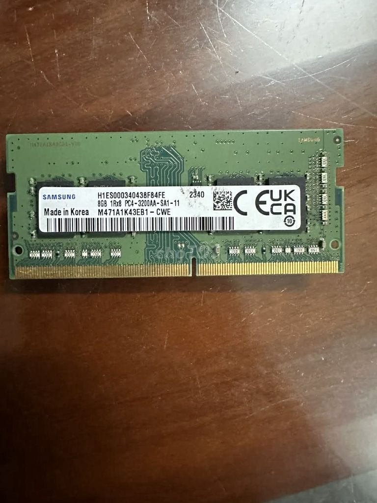 RAM Samsung 8GB DDR4 3200AA. Mua bán Linh kiện (RAM, Card...) tại Thành phố Quảng Ngãi Quảng Ngãi được đăng bởi nhẫn huỳnh sinh hình 1