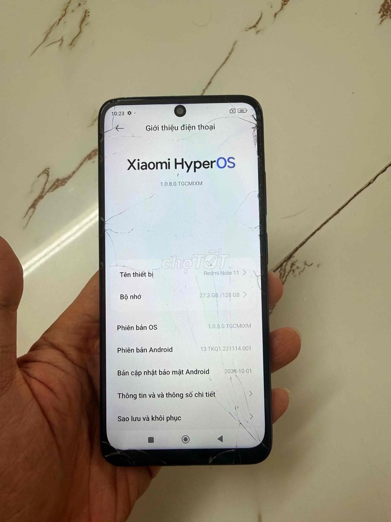 Xiaomi Redmi Note 11 Ram6/128 hỏng màn. Mua bán Điện thoại tại Quận Hà Đông Hà Nội được đăng bởi Mạnh Mobile hình 1