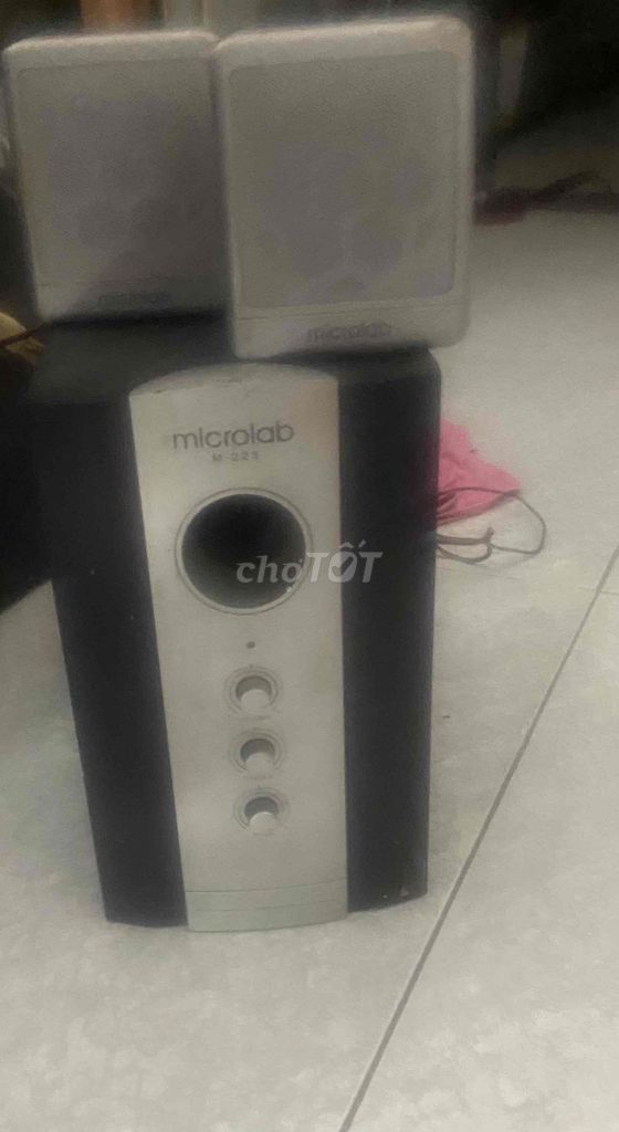 Loa vi tính Microlab M223 2.1 Đen bạc. Mua bán Tivi, Âm thanh tại Quận Hoàng Mai Hà Nội được đăng bởi Hung Nguyen hình 1