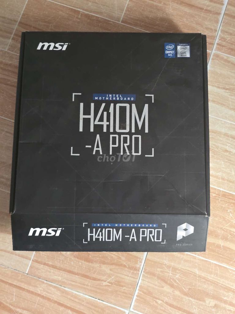 SẴN COMBO MSI H410M A PRO FULLBOX + I3 10105F RẺ