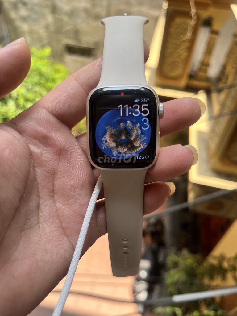 Apple Watch Series 7 41mm Trắng. Mua bán Thiết bị đeo thông minh tại Huyện Thanh Trì Hà Nội được đăng bởi An Nguyễn hình 1