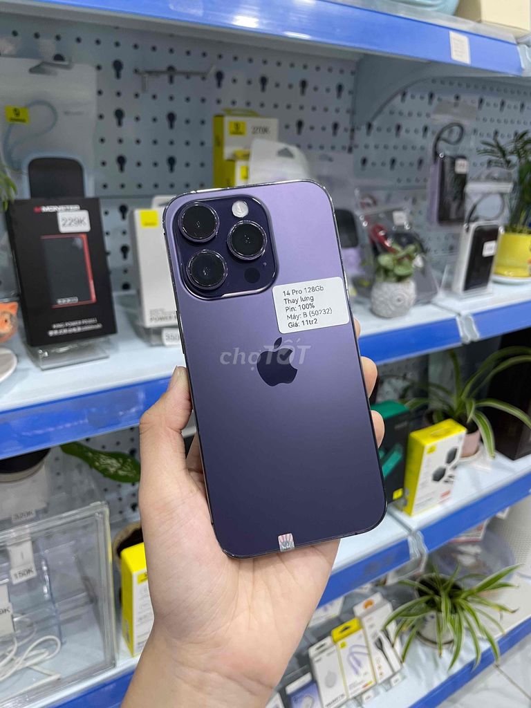 iPhone 14 Pro 128GB (Bản khay) Tím. Mua bán Điện thoại tại Huyện Hóc Môn Tp Hồ Chí Minh được đăng bởi Luân Hoài hình 1