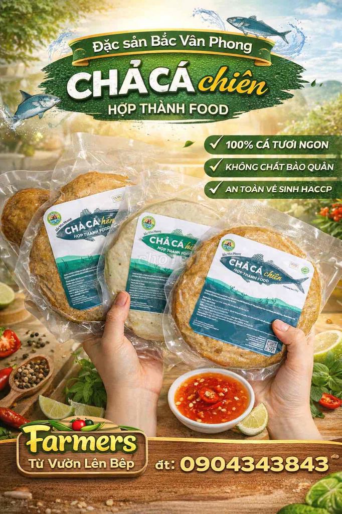 Chả cá chiên Hợp Thành Food 1Kg. Mua bán Đồ ăn, thực phẩm và các loại khác tại Thành phố Thủ Đức Tp Hồ Chí Minh được đăng bởi Thien Truong Thanh hình 1