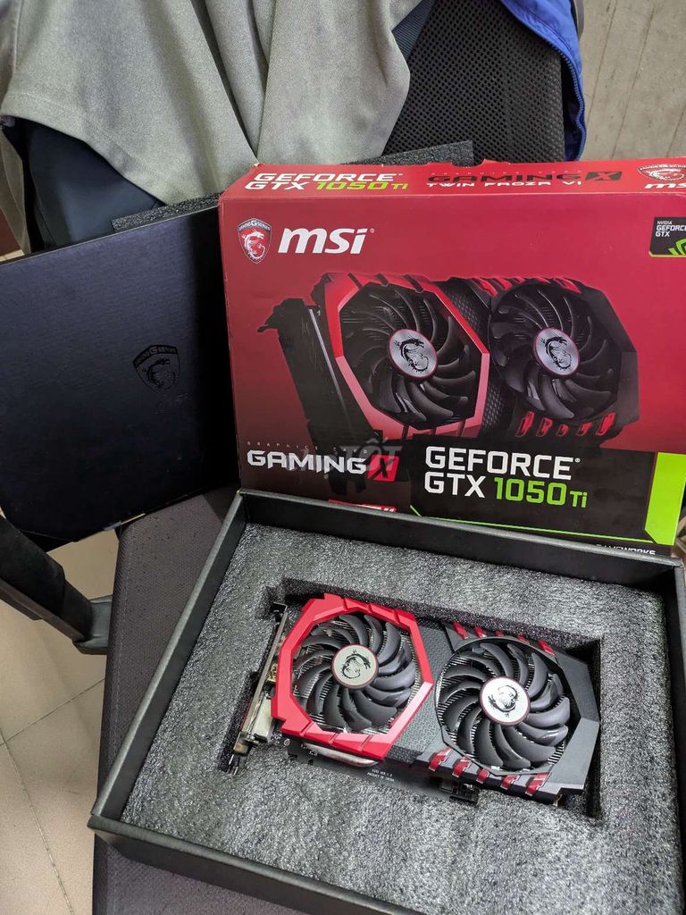 Card màn hình MSI GTX 1050 Ti Gaming X Đỏ Đen. Mua bán Linh kiện (RAM, Card...) tại Huyện Đông Anh Hà Nội được đăng bởi phạm đăng sơn hình 1
