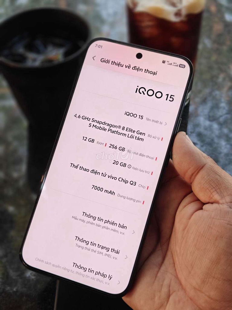 Vivo IQOO 15 8 Elite gen 5 giao lưu. Mua bán Điện thoại tại Thành phố Thủ Dầu Một Bình Dương được đăng bởi Trương  hình 1