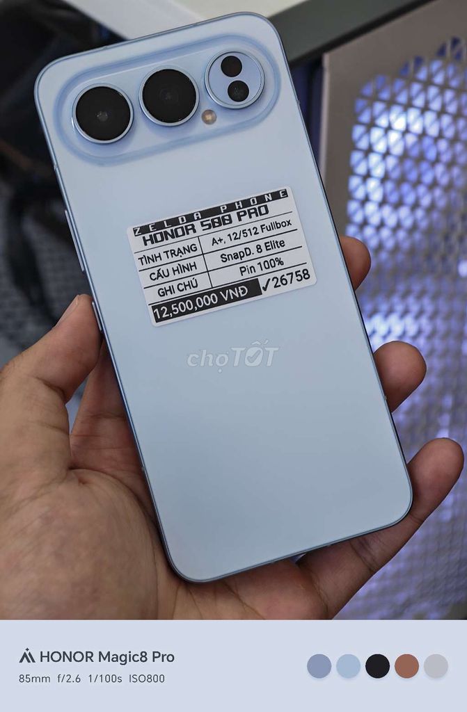 Honor 500 Pro 12GB/512GB Xanh nhạt A+. Mua bán Điện thoại tại Quận Ninh Kiều Cần Thơ được đăng bởi Zelda Phone hình 1
