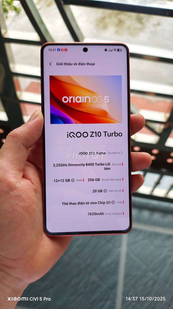 IQOO Z10 Turbo 12/256. Mua bán Điện thoại tại Huyện Bình Giang Hải Dương được đăng bởi Pham Tien hình 1