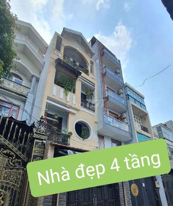 Bán nhà 4 tầng 84m2(4,5x22m) đường lớn 10m gần vòng xoay Lê Đại Hành