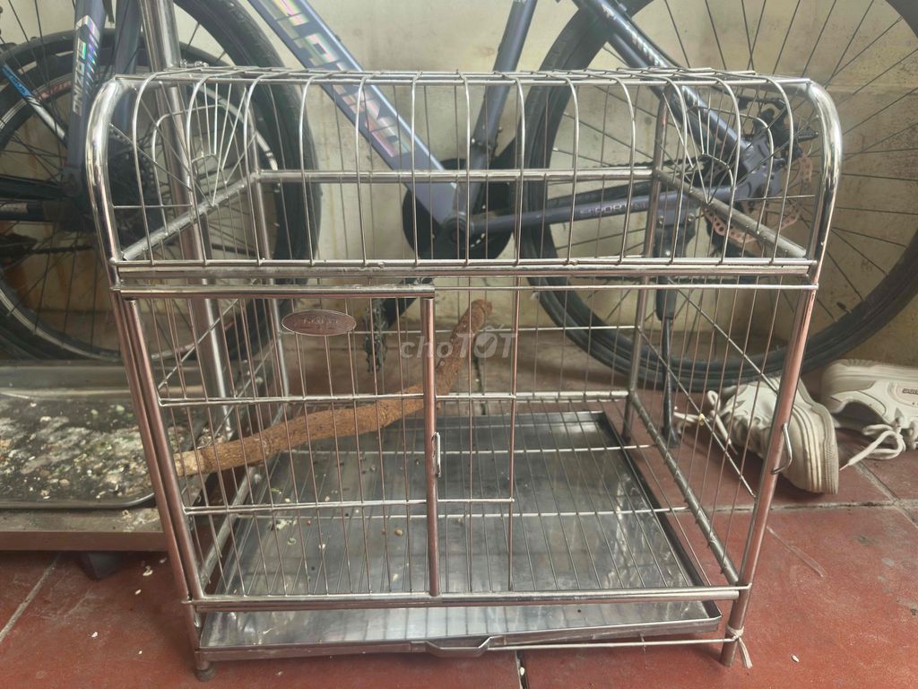 Lồng chim kim loại 40x50x60cm đã dùng. Mua bán Phụ kiện, Thức ăn, Dịch vụ tại Huyện Hoài Đức Hà Nội được đăng bởi Quang Airport hình 1