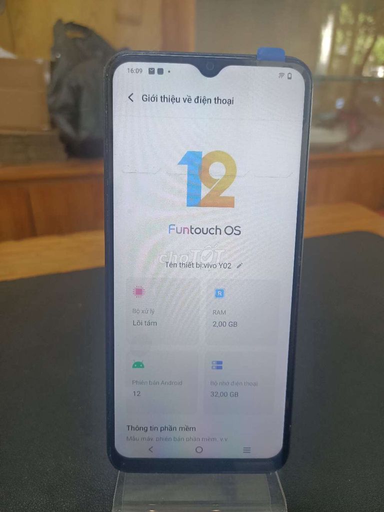 Vivo Y02 2GB/32GB Đen. Mua bán Điện thoại tại Quận Đống Đa Hà Nội được đăng bởi Shop điện thoại cũ hình 1