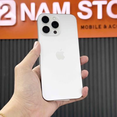 IPHONE 16 PRO MAX 256GB TITAN TRẮNG LIKE NEW 99%